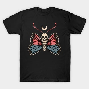 Butterfly and skull T-Shirt